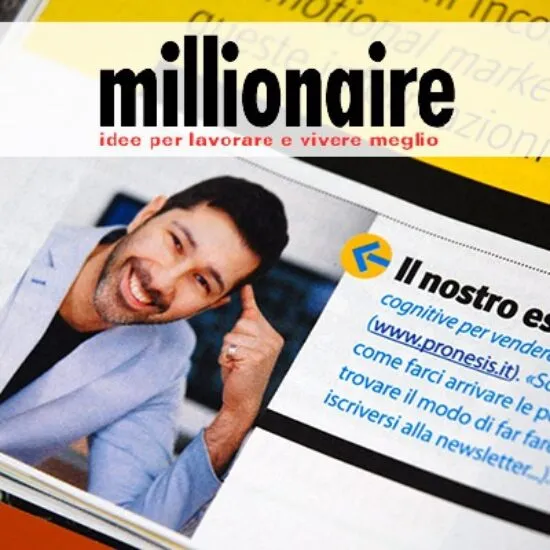 Il marketing emotivo di Andrea Saletti su Millionaire