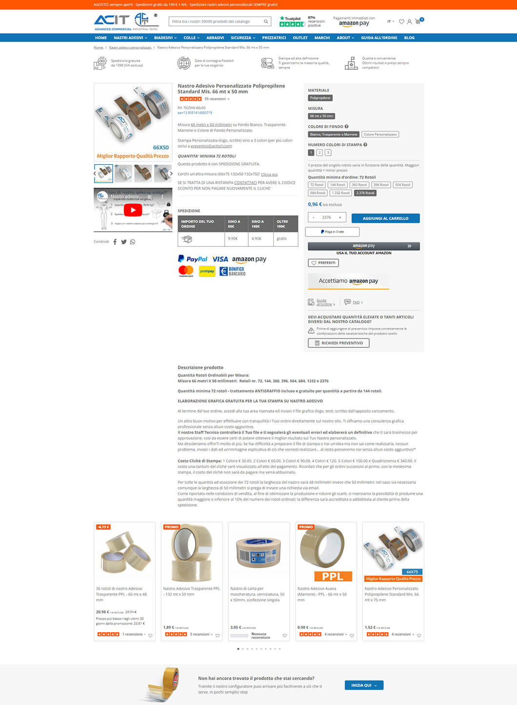 Adhesive tapes product Dopo