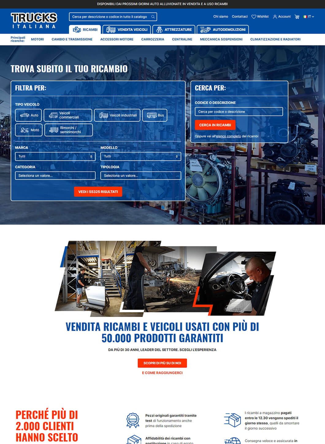 Trucks Italiana home Dopo