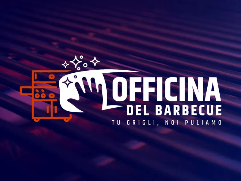 Logo design per Officina del Barbecue - Gli esperti per la pulizia e riparazione di barbecue