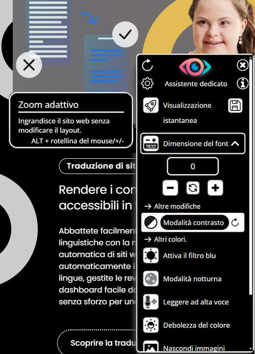 I nostri servizi di accessibilità: